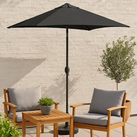 Gartenparasol mit Metallmast 300X200 cm